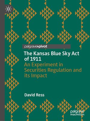 cover image of The Kansas Blue Sky Act of 1911